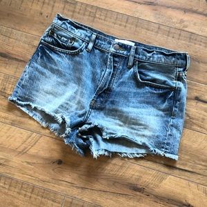 Free People Button Fly Jean Shorts